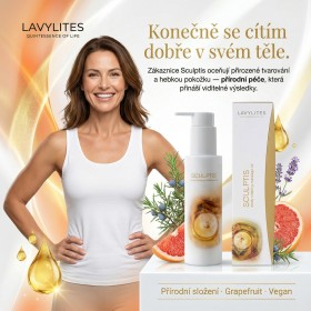 SCULPTIS - Masážní olej pro tvarování postavy s extraktem z acmelly a grapefruitovým olejem - 100 ml