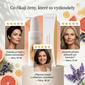 SCULPTIS - Masážní olej pro tvarování postavy s extraktem z acmelly a grapefruitovým olejem - 100 ml