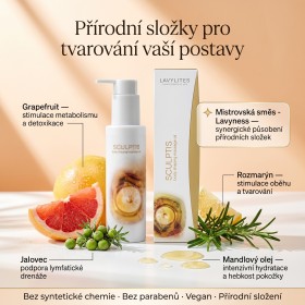 SCULPTIS - Masážní olej pro tvarování postavy s extraktem z acmelly a grapefruitovým olejem - 100 ml