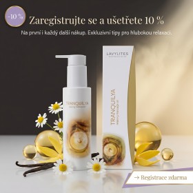 TRANQUILYA — Relaxační masážní olej s levandulí a mandarinkou - 100 ml