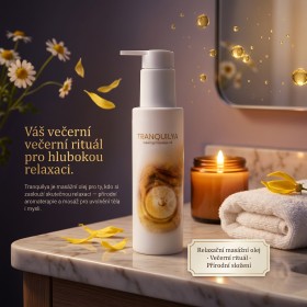 TRANQUILYA — Relaxační masážní olej s levandulí a mandarinkou - 100 ml