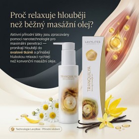 TRANQUILYA — Relaxační masážní olej s levandulí a mandarinkou - 100 ml