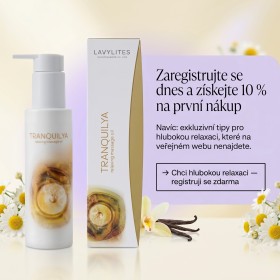 TRANQUILYA — Relaxační masážní olej s levandulí a mandarinkou - 100 ml