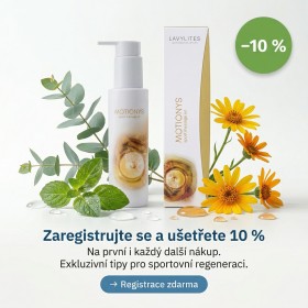 MOTIONYS – Športový masážny olej s mätou piepornou a eukalyptom – 100 ml