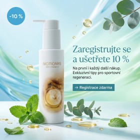 MOTIONYS - Sportovní masážní olej s mátou peprnou a eukalyptem - 100 ml