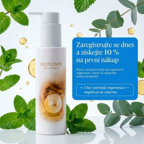 MOTIONYS - Sportovní masážní olej s mátou peprnou a eukalyptem - 100 ml