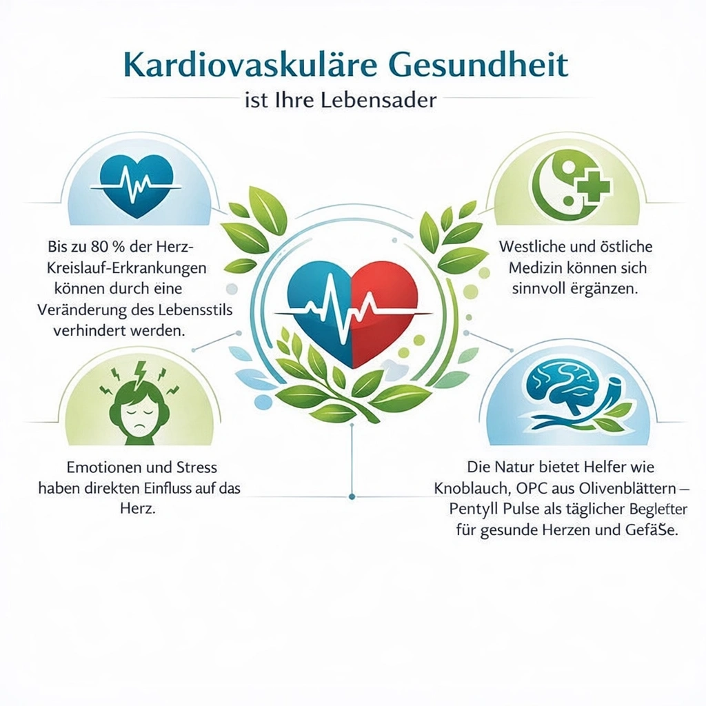 5 Schlüssel-Tipps für die Gesundheit des Herz-Kreislauf-Systems – Prävention, Ernährung, Bewegung, Stress, natürliche Unterstützung