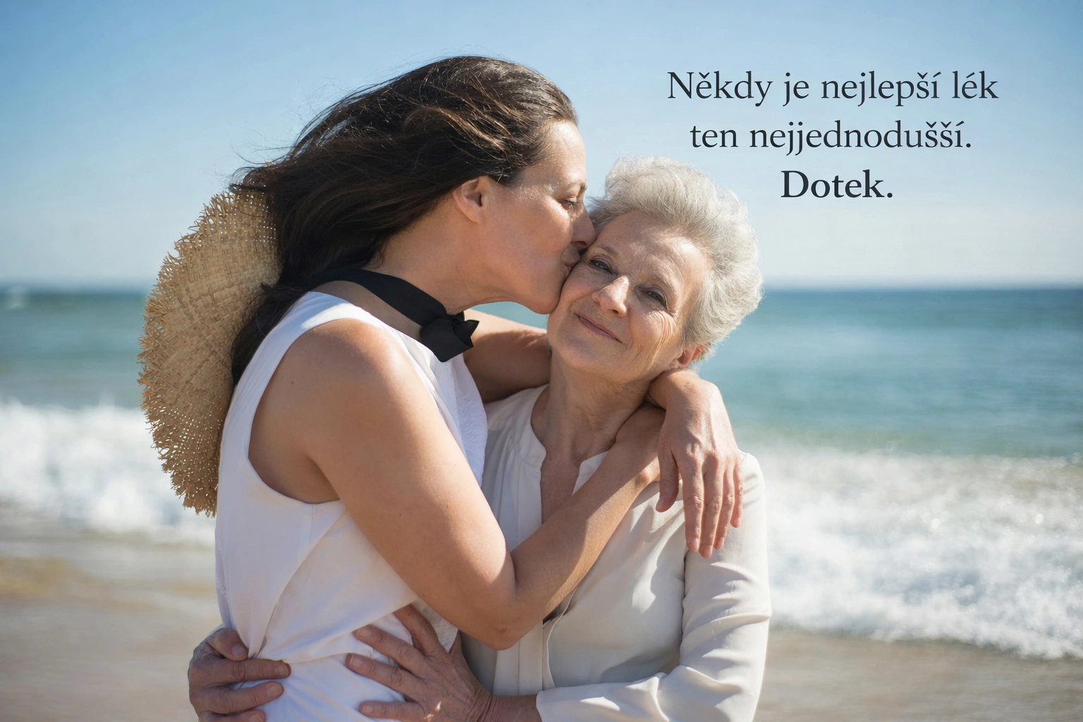 lidský dotek jako přirozený způsob snížení kortizolu