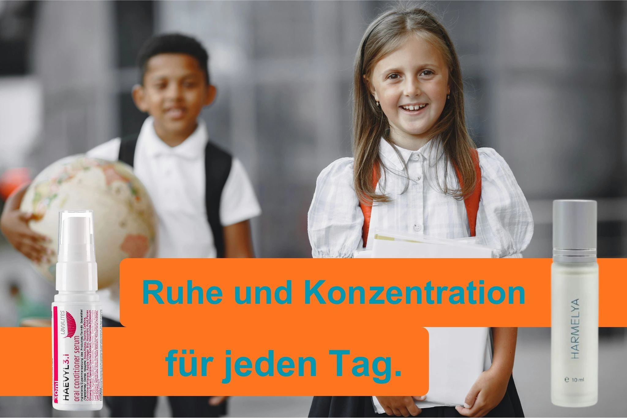 Fokus und Konzentration von Schulkindern.